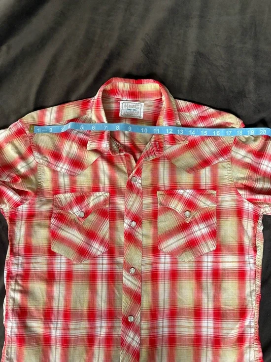 Vintage H Bar C California Ranchwear plaid button down shirt - Picture 10 of 13
